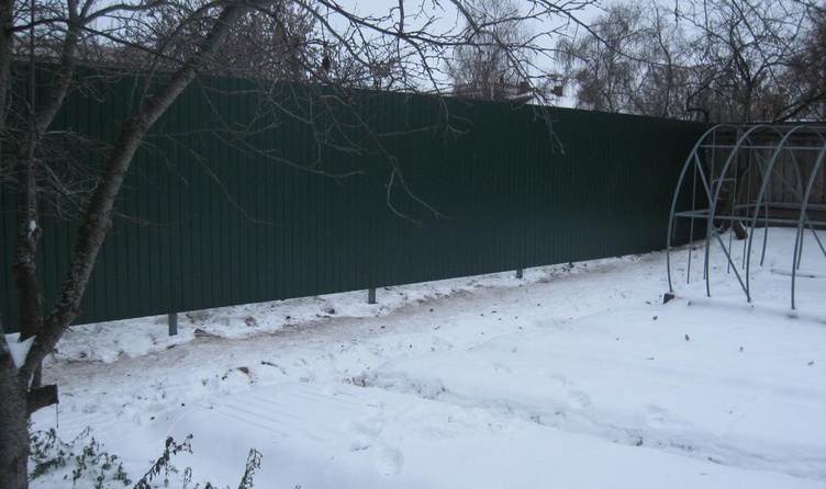 Фото Заборы из профнастила
